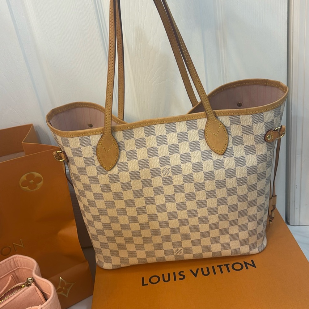 Louis Vuitton Neverfull MM Damier Azur